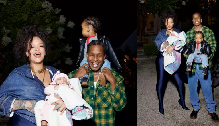 Rihanna and A$AP Rocky Share Family Photos with New Baby "Riot Rose"